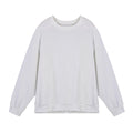 Men's loose fit twill jacquard pullover sweater in Army Green colour showing round neck and long sleeves