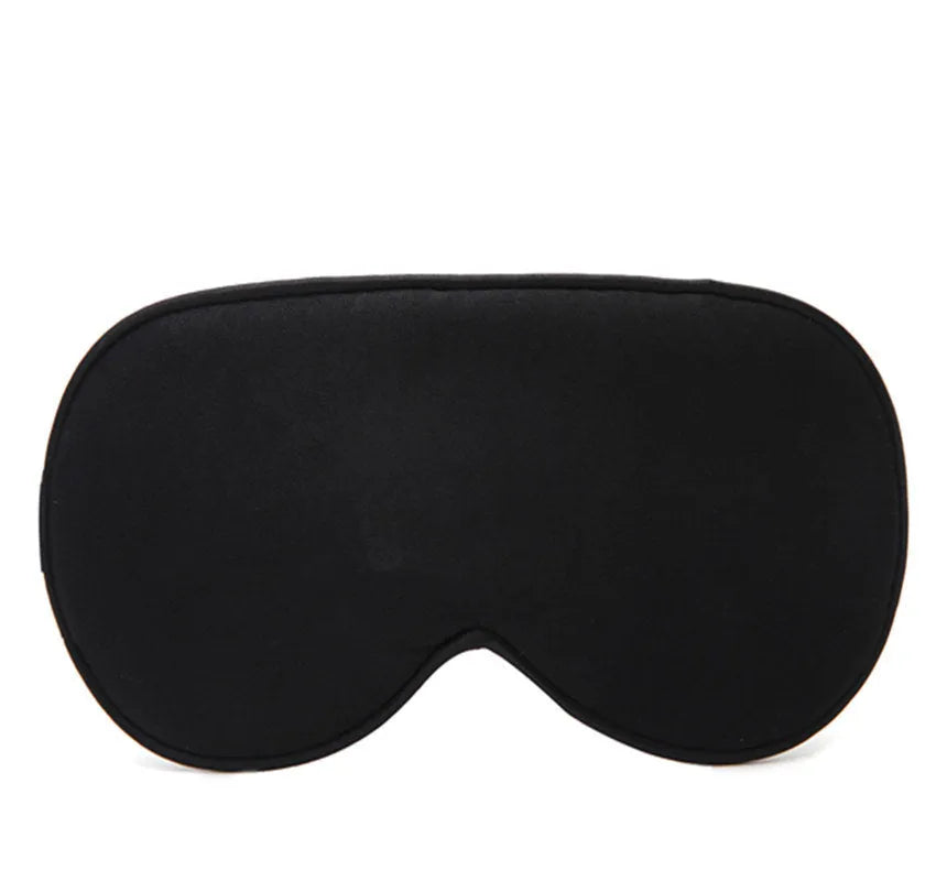 Double-sided mulberry silk eye mask in multiple colours, showing embroidery and print detail.