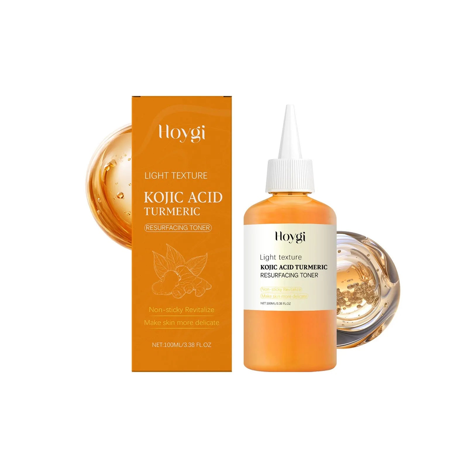 Turmeric moisturising water 100ml in cylindrical bottle for daily facial care