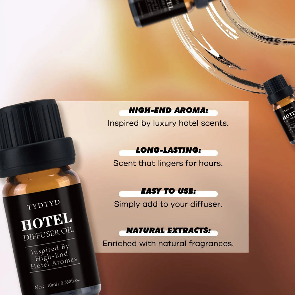 10ml bottle of natural plant fragrance essential oil for aromatherapy and universal skin use