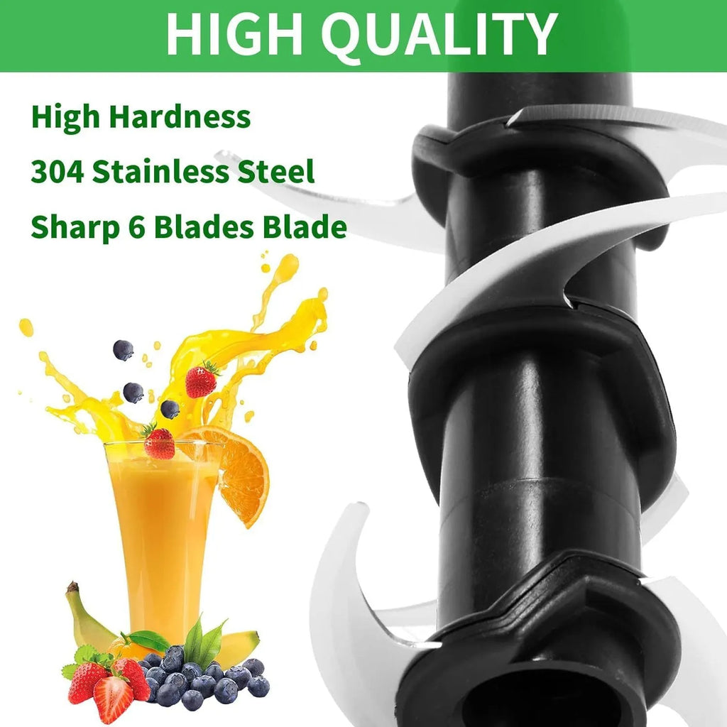 304 stainless steel six-stack blade seat replacement accessory for juicers measuring 10x21cm