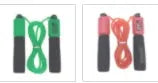 3 metre fitness skipping rope with foam handles in various colour options