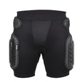 Black cycling hip protection pants with multifunctional design for sports safety