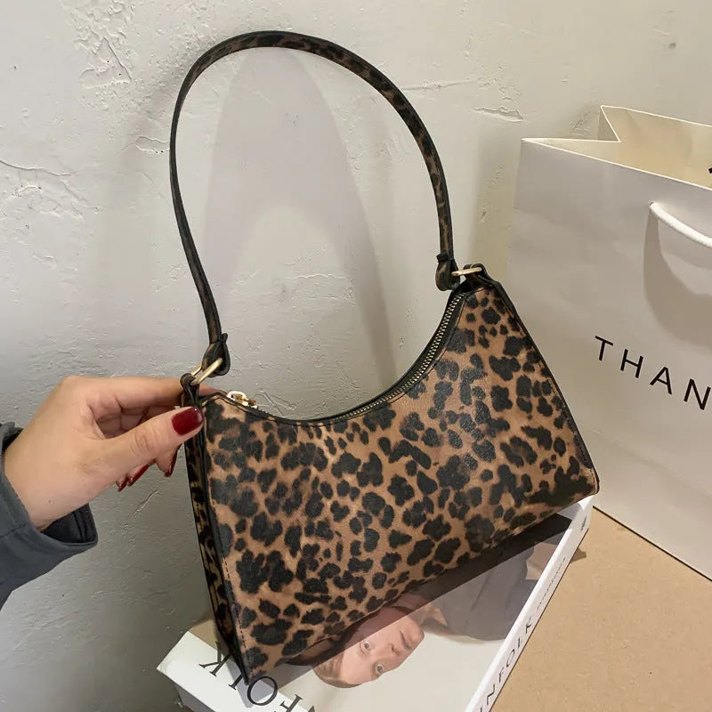 Small square PU underarm shoulder bag in Korean style with multiple colour and pattern options