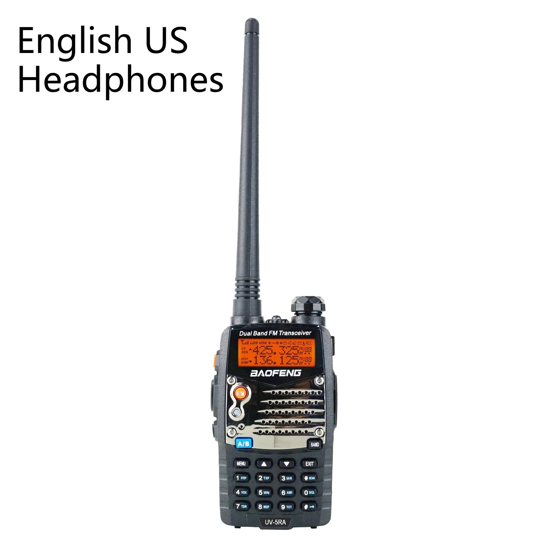 Baofeng UV-5RA dual band VHF UHF two-way radio portable transceiver unit
