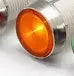 10mm stainless steel indicator light with flat end metal body and wire in various colours