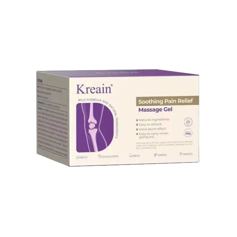 100g tube of joint pain care gel for topical muscle and joint application with universal skin compatibility