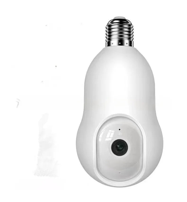 Graffiti style 2K 4MP WiFi surveillance camera with E27 interface and night vision