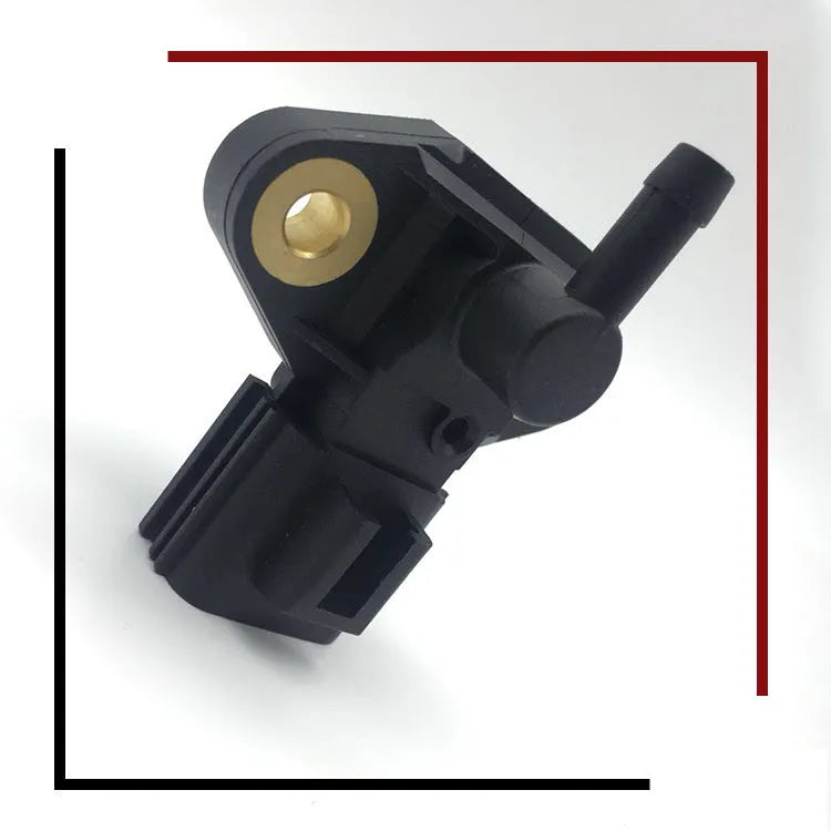 Black Ford Lincoln intake pressure sensor with electrical connector
