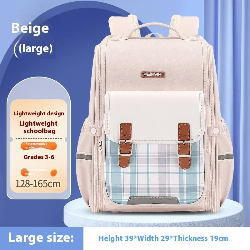 Student school backpack in multiple colours with lightweight large capacity design
