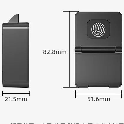 F079 punch-free invisible drawer lock with keys on white background