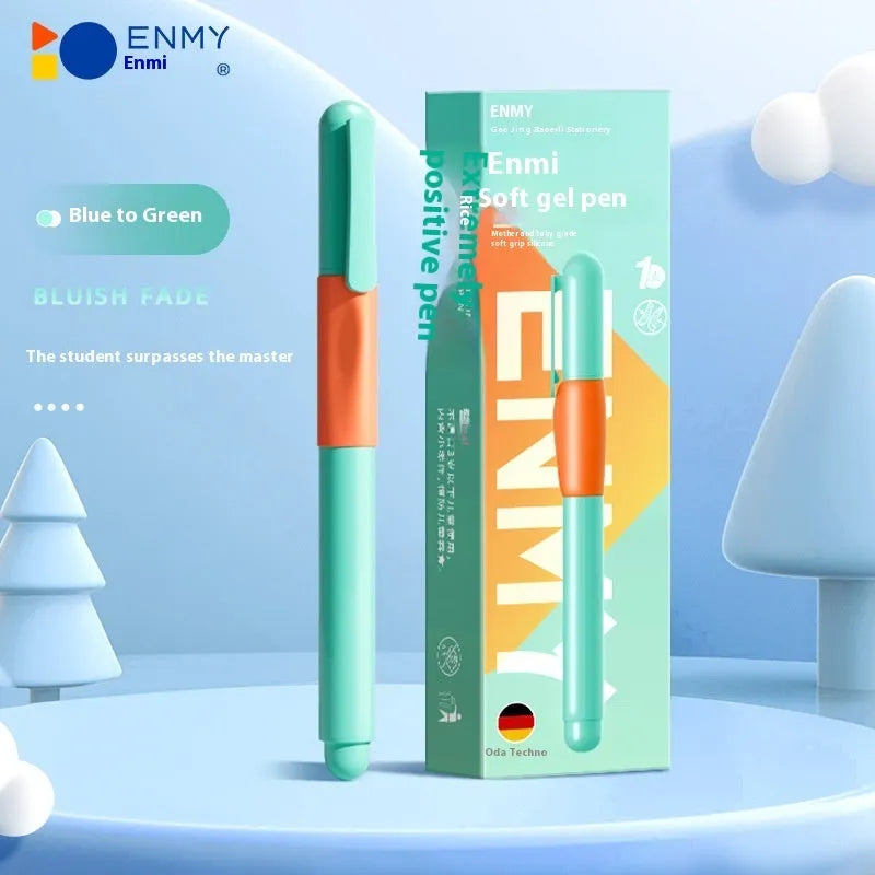 Student posture correction pen in plastic shell with ergonomic design for handwriting practice