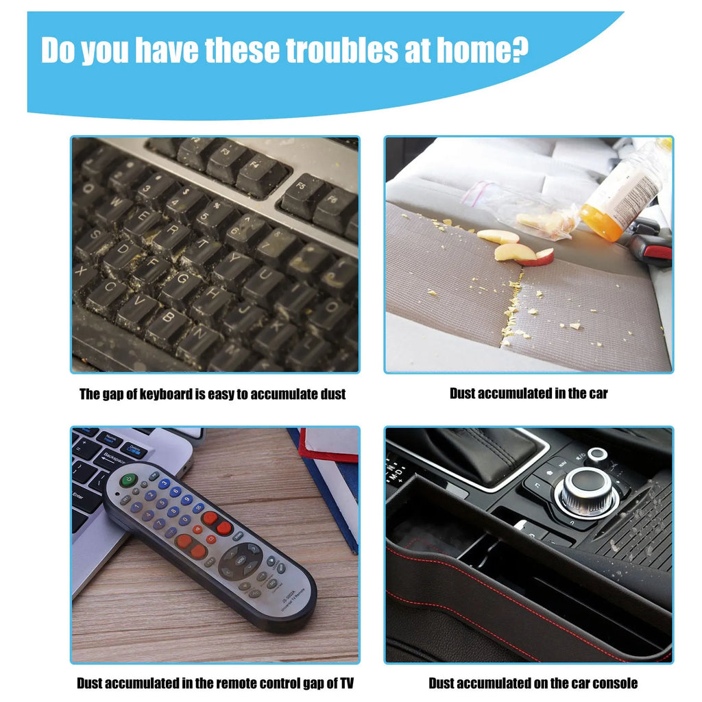 Car cleaning mud gel putty for dust removal from gaps and vents