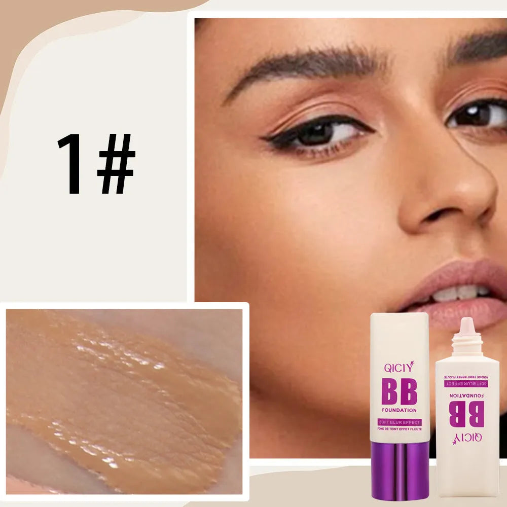 Feeding bottle style BB cream liquid foundation concealer in ten different shade colours.