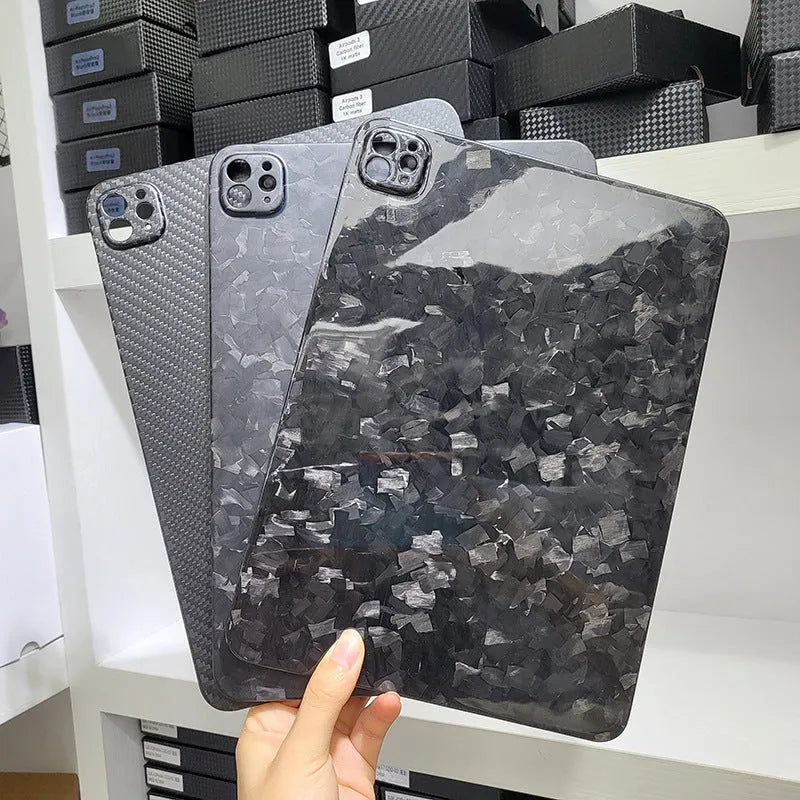 Carbon fibre flat protective hard case for iPad Pro 11 inch tablet with heat dissipation and drop resistance