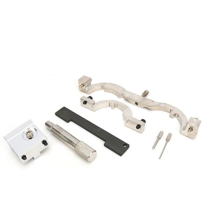Red Opel 1.4 LUJ engine timing tool kit with seven chrome-vanadium steel tools.
