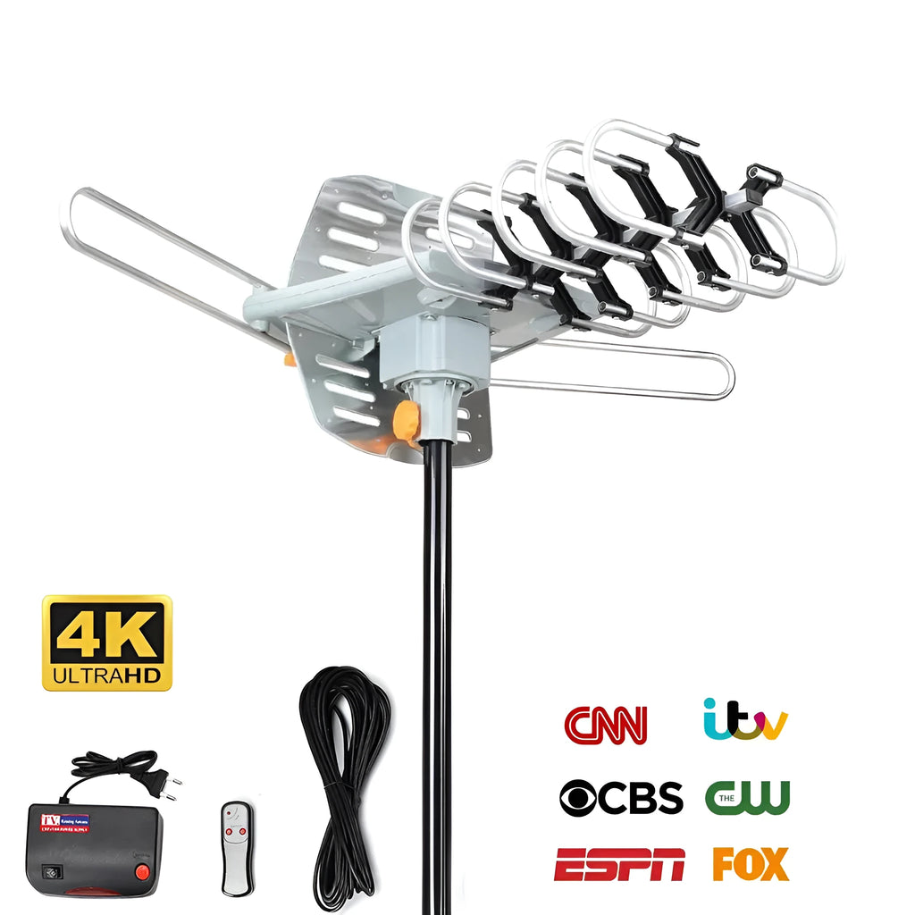 GR-1002 outdoor rotatable digital television antenna with high gain reception