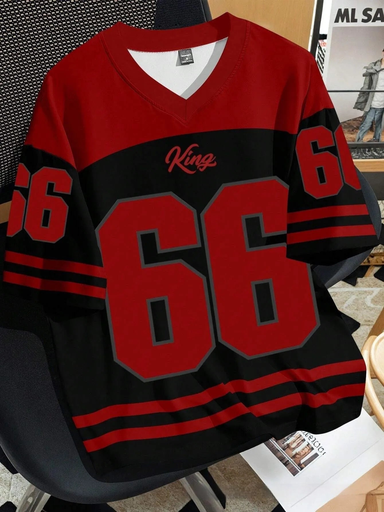 Men's loose fit Chicago Bulls number 23 3D printed t-shirt in graphite grey.