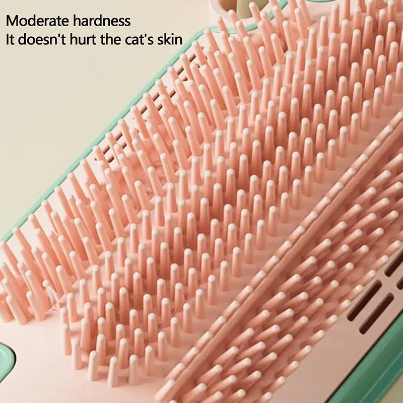 Ice cream cone shaped cat scratching post with textured surface for grooming and scratching
