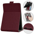 Kindle protective case with bracket handle in TPU material showing embossed design options
