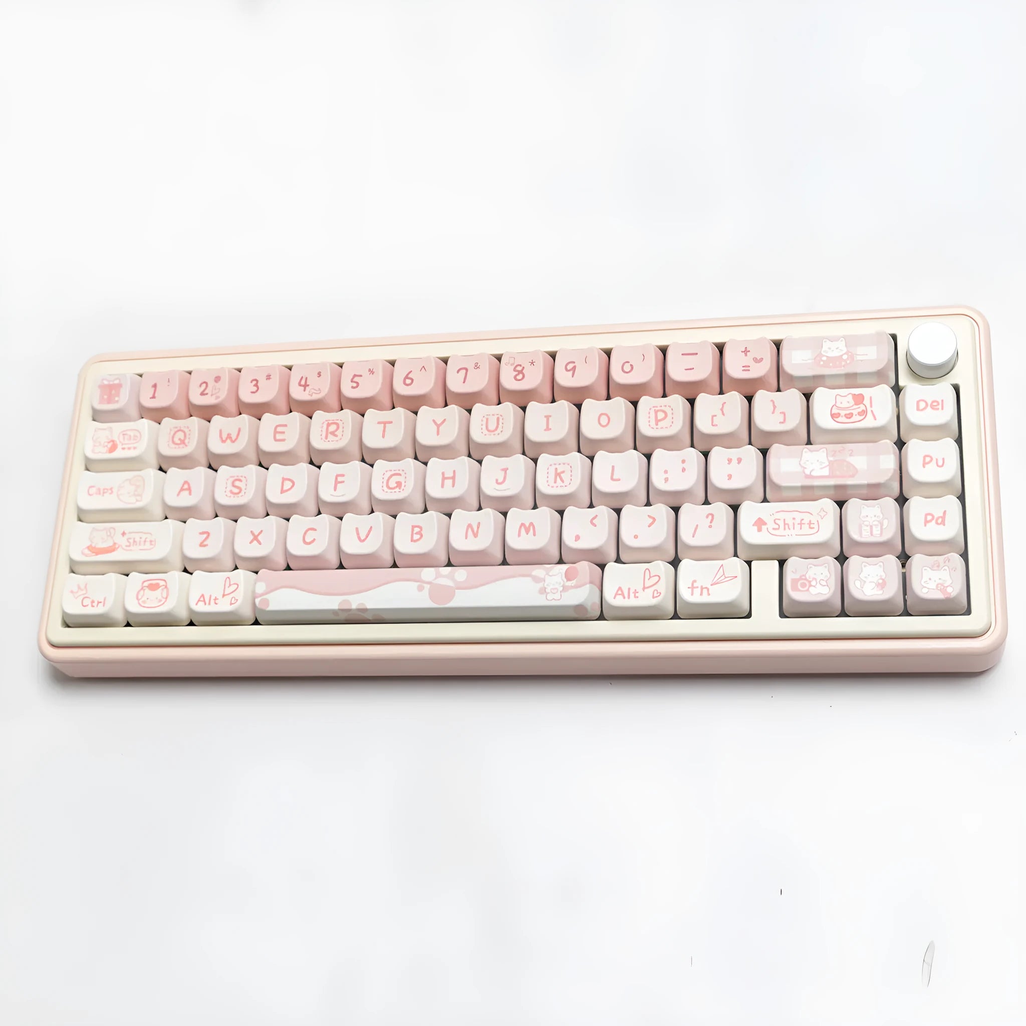 Full set of PBT sublimation key caps for mechanical keyboard customisation