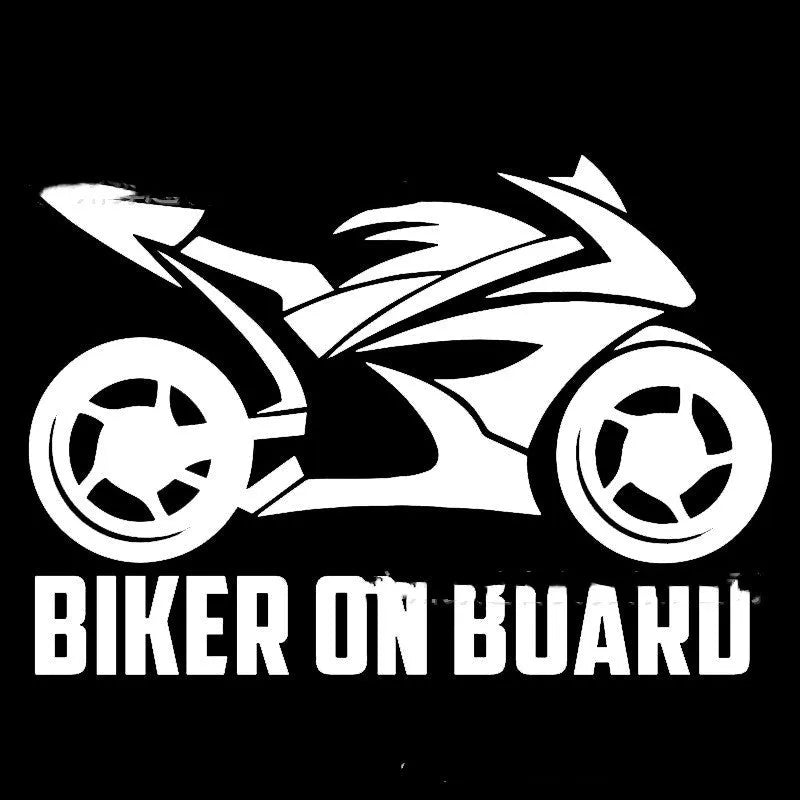 Motorcycle car reflective stickers in multiple colours with two size options on vehicle surface