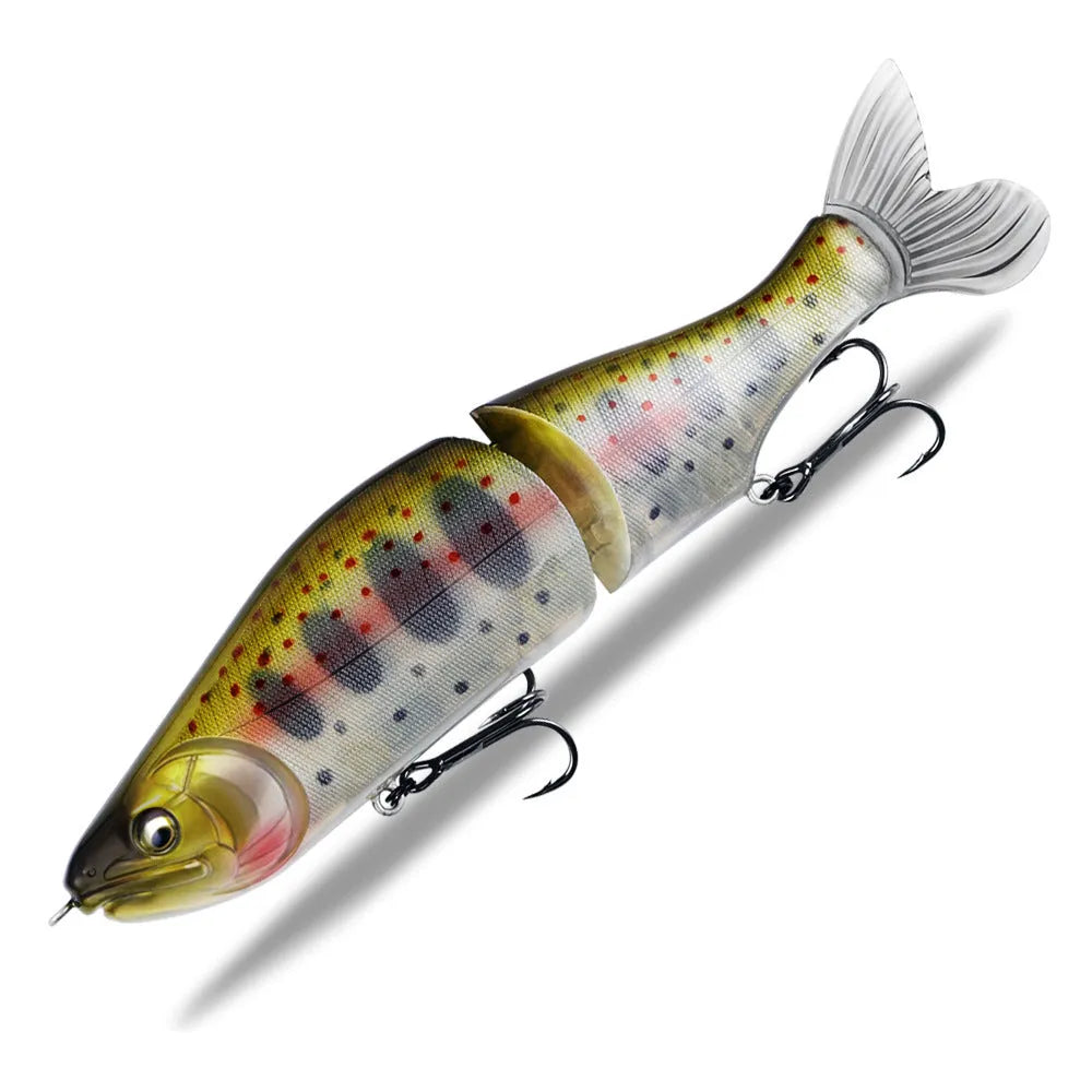 185mm hard plastic fishing swim bait lure for bass fishing in one of fifteen colour options