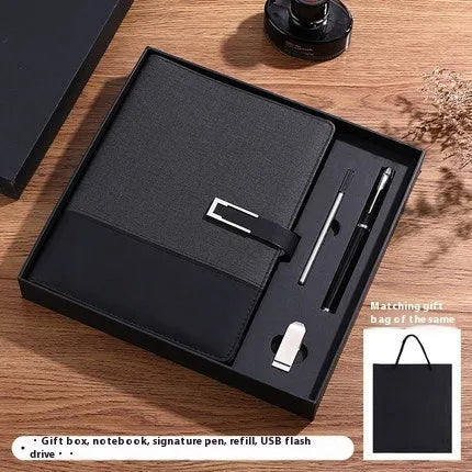 A5 soft leather notebook with PU cover and wood-free paper in choice of five colours