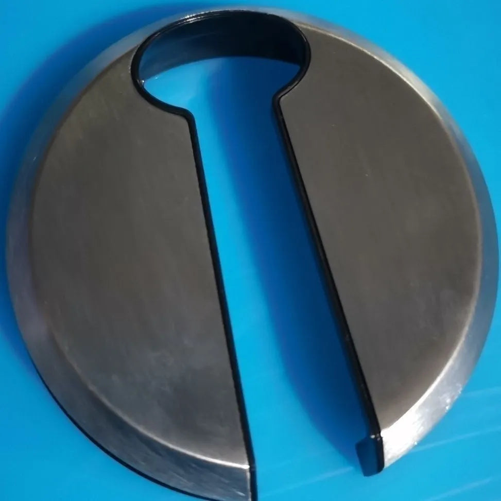 Stainless steel multi-functional wine bottle opener with integrated foil cutter and corkscrew.
