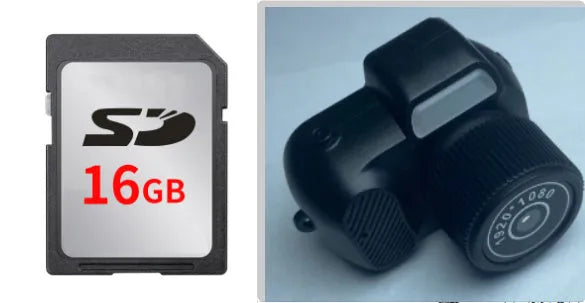 Black Y3000 HD compact outdoor sports camera with small LCD screen on front.