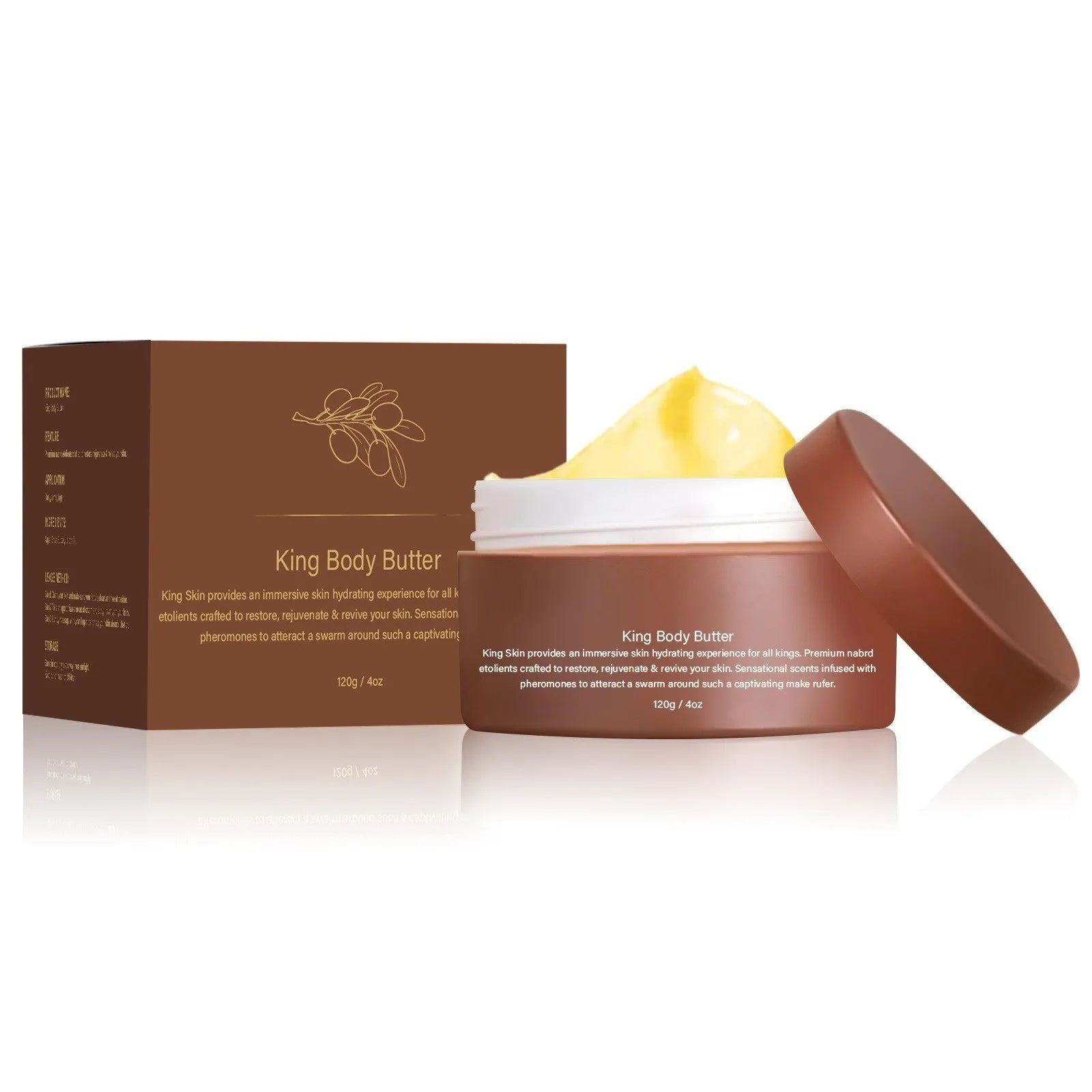 Gulong Body Moisturizer cream jar, 120g net content, for dry skin relief.