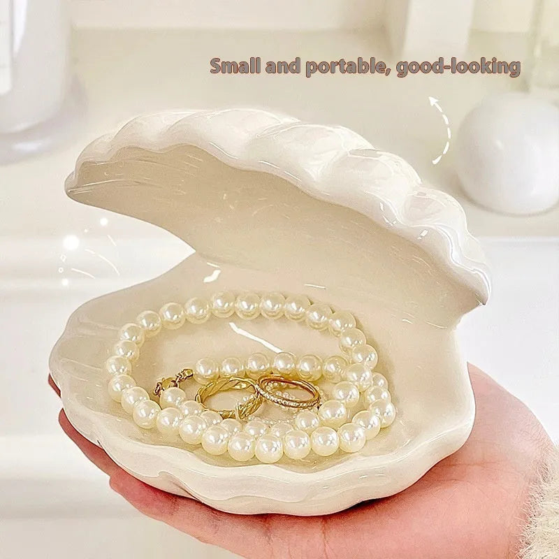 Yellow porcelain storage box tray with optional night light in modern simplicity design