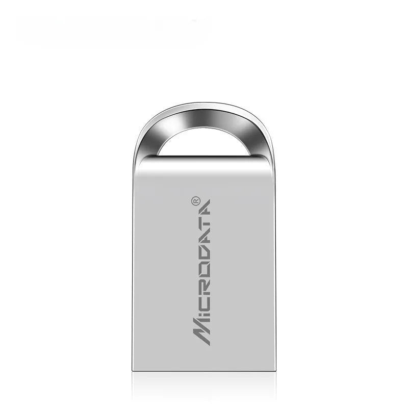 Metal USB flash drive on a chain necklace available in multiple colours and capacities