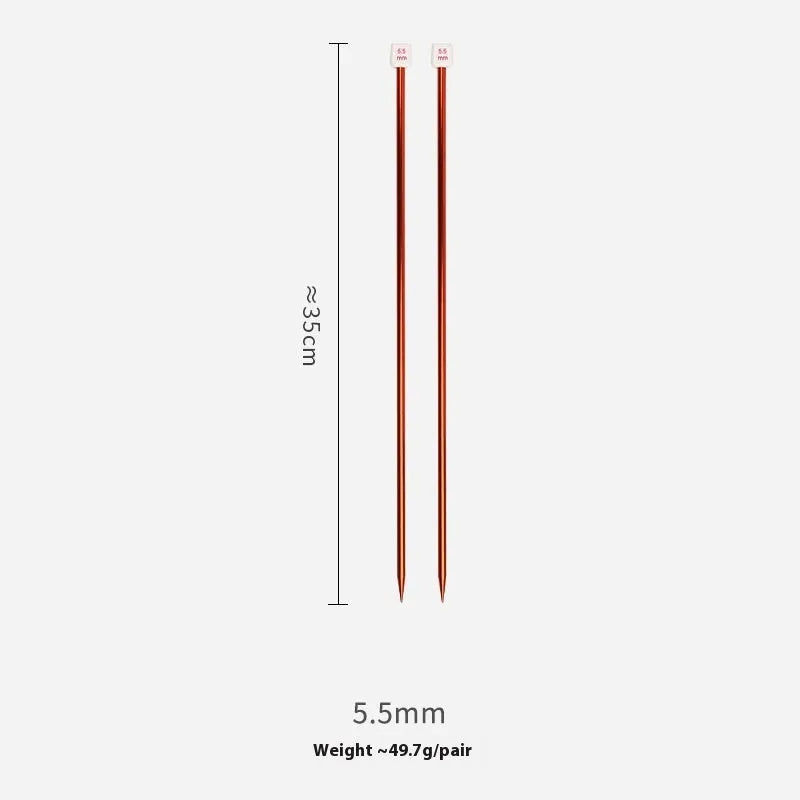 Complete crochet hook set showing 14 different sizes from 2.0mm to 10.0mm with protective caps