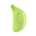 Green or yellow Cat Steam Brush with round teeth and cat paw-shaped ends for pet grooming