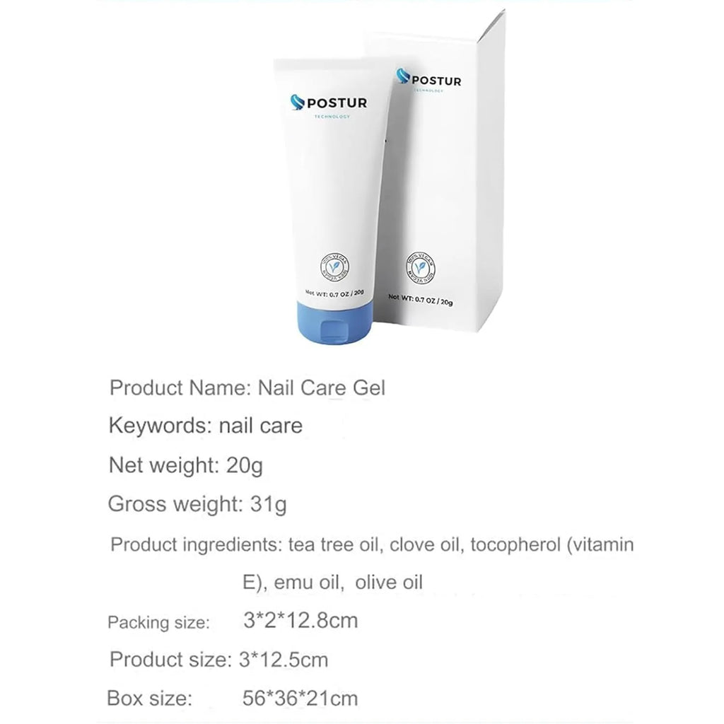 20g tube of Nail Gel Care Body for manicure and nail art extension, 3x2x12.8cm size