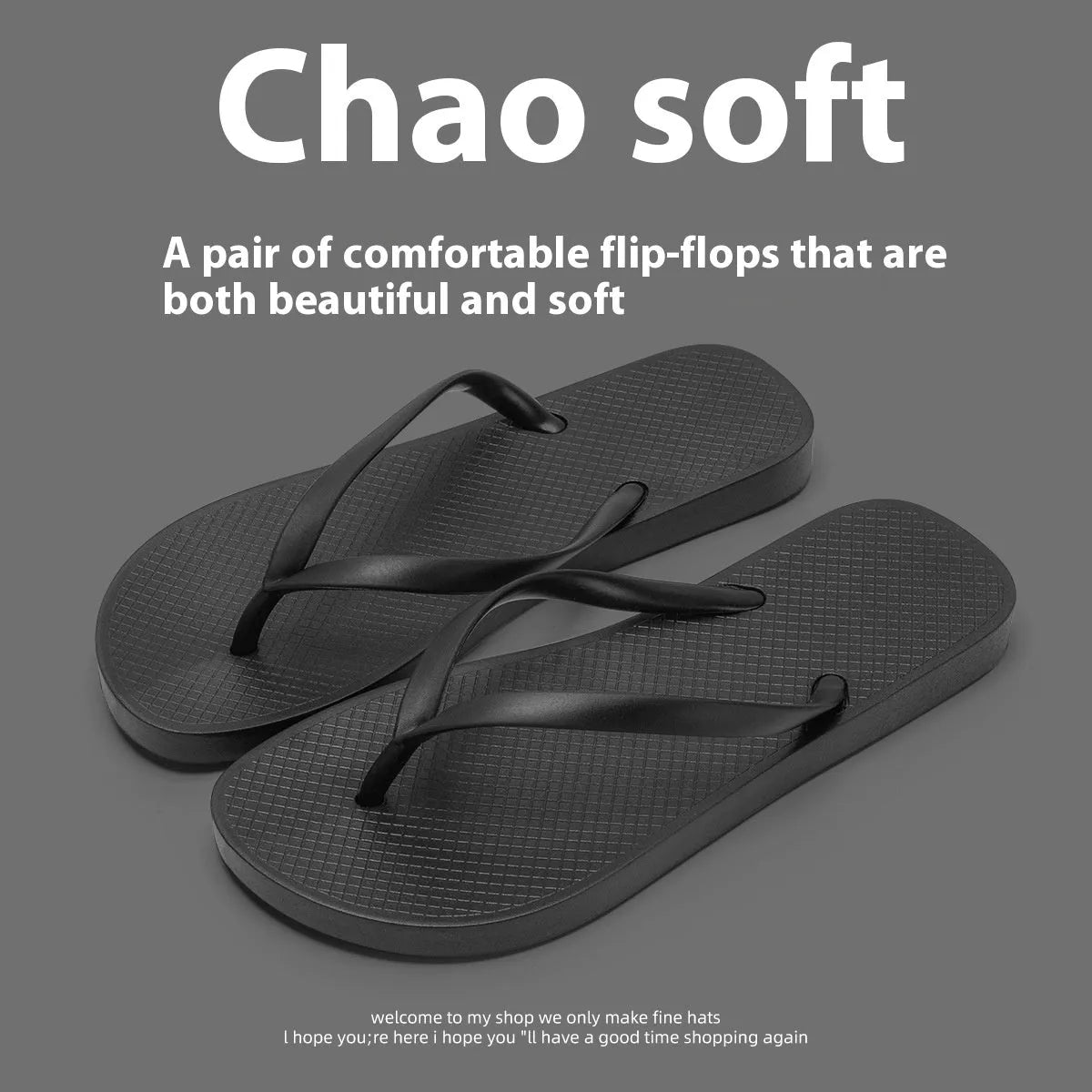 Foldable flat slippers with hollow-out plastic uppers and non-slip PVC soles in orange, purple, black, or white.
