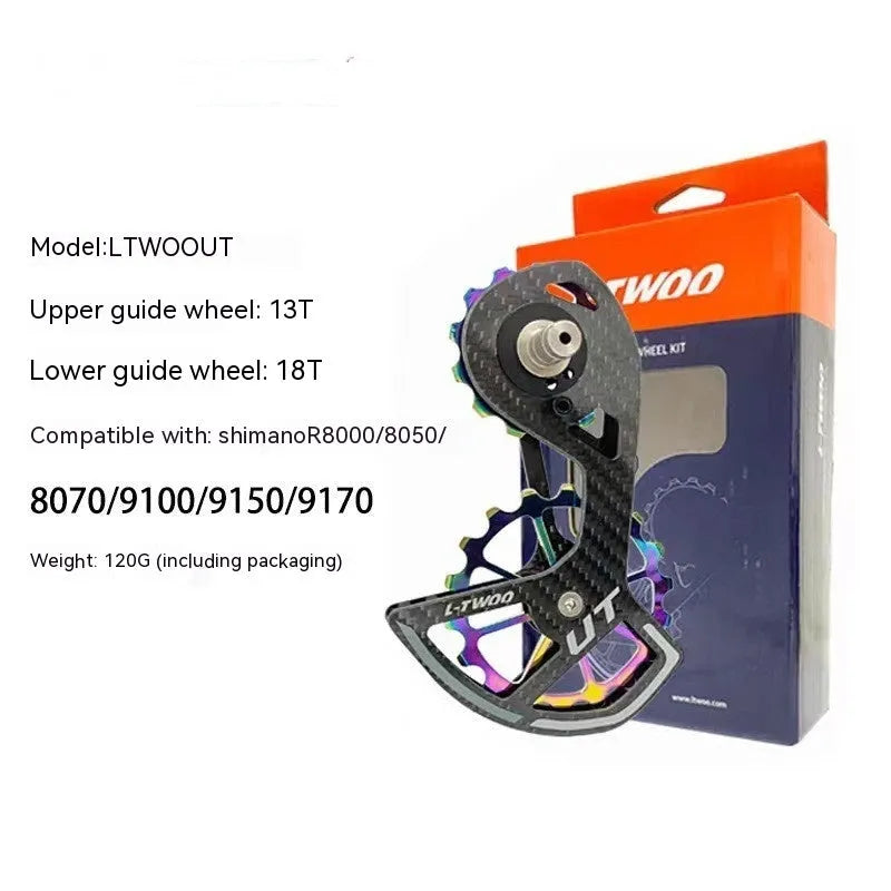 LTWOO 105 bicycle rear derailleur with large pulley and blueprinted dial for Shimano R7000