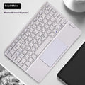 Square Hat Touch Bluetooth wireless charging keyboard with full colour backlight in multiple colour options