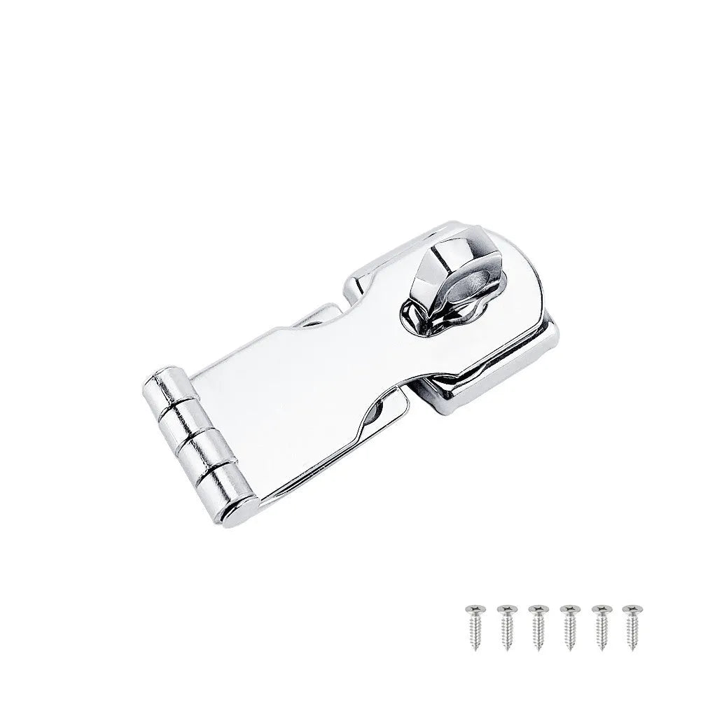 304 stainless steel mirror finish lock latch bolt for drawers, doors, and cabinets.