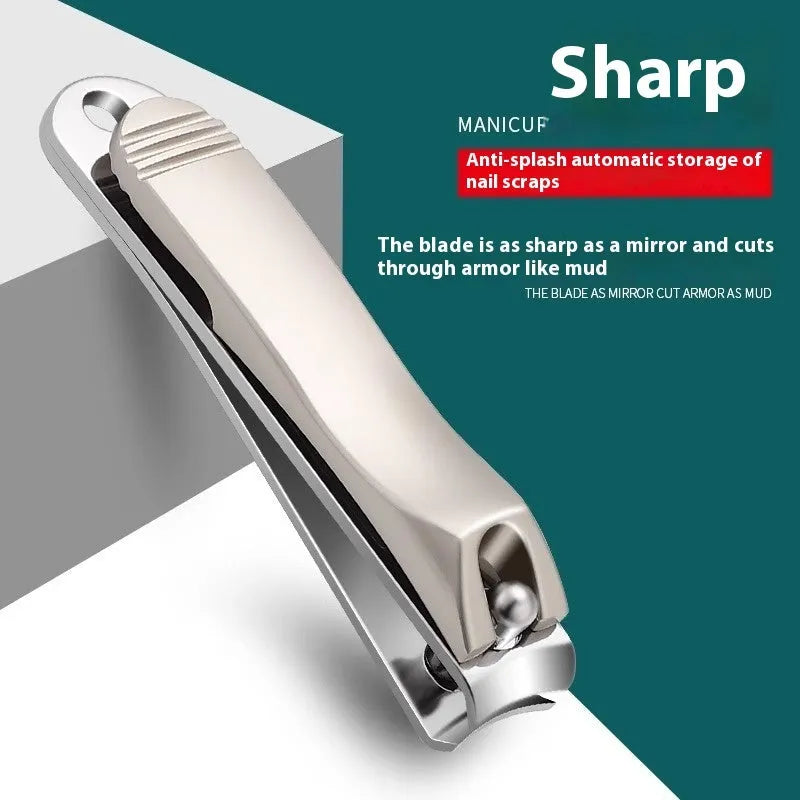 Portable fingernail maintenance kit with plastic and stainless steel tools including pliers and tongs
