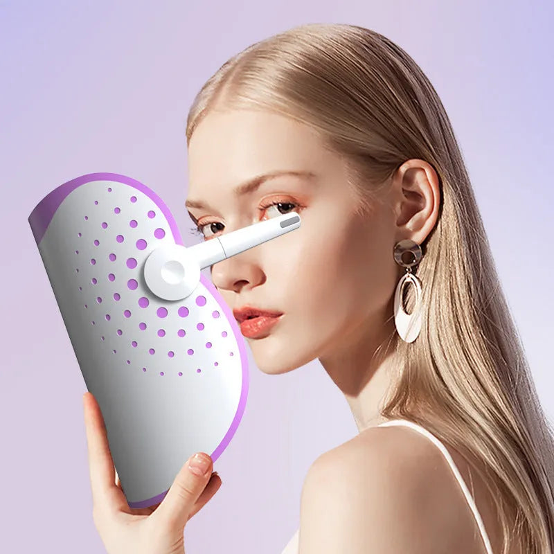 White and purple photon IPL beauty mask device with colour light function
