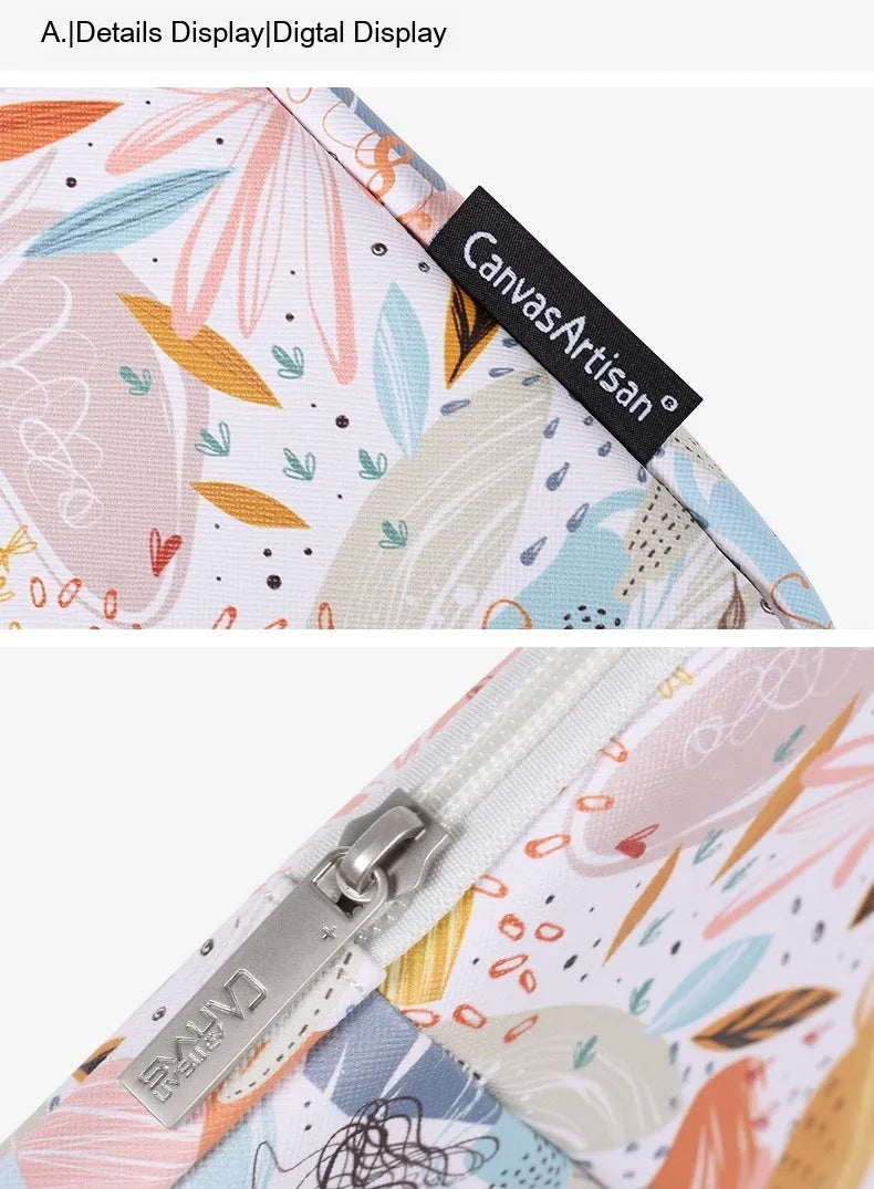 White PU leather 14 inch waterproof laptop inner bag with anti-seismic protection