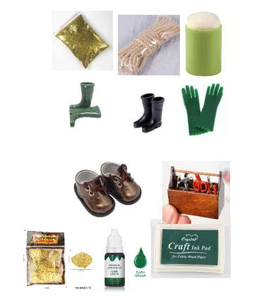24 natural food colouring pigment bottles in toolbox for cream cakes and handmade soap