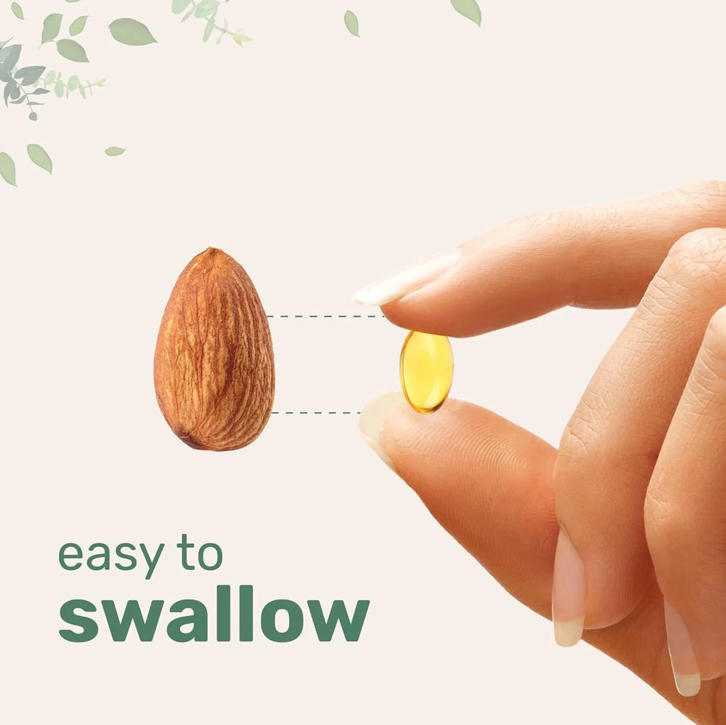 Bottle of Butter Black Seed Oil Soft Capsules dietary supplement for adults.