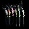 Luer soft fishing lure with hook in assorted colours including luminous variants