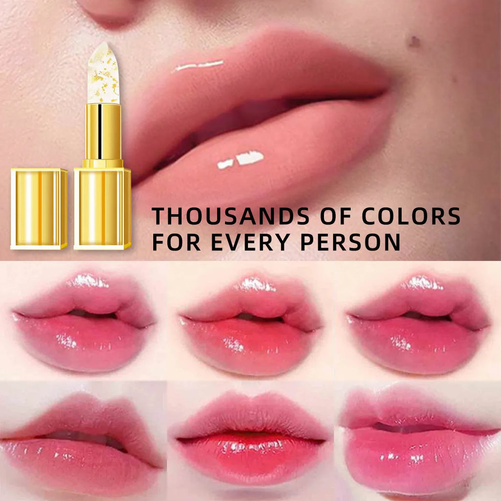 Warm colour-changing anti-smudge lipstick with 3.5g high-pigment lip balm formula