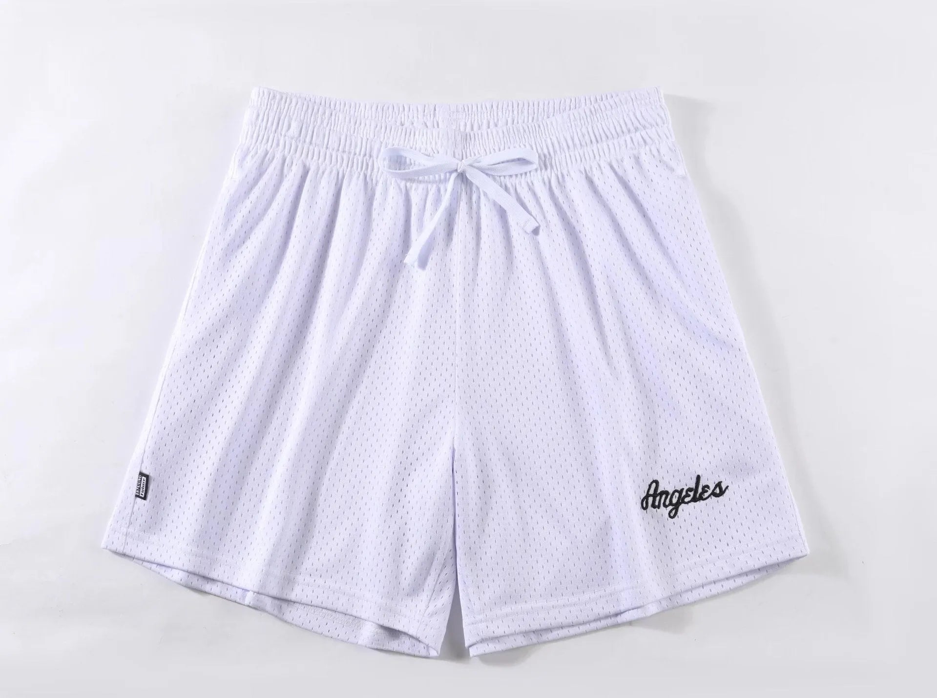 Men's double-layer mesh shorts in various colours showing sports leisure styling