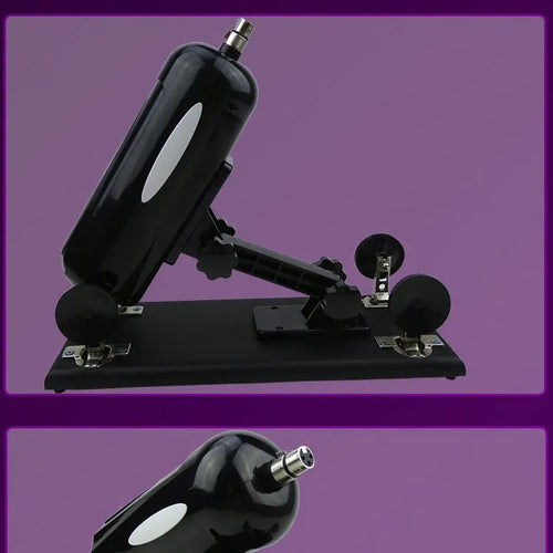 Bobb women's automatic telescopic thrusting sex toy in purple, black, or pink