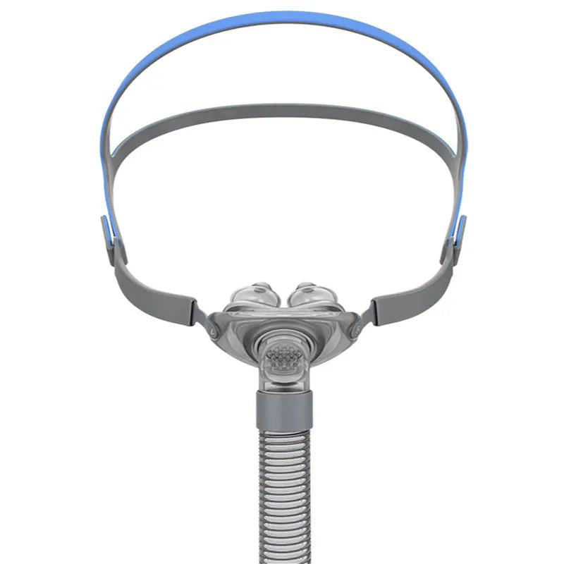 Ventilator nasal pillow mask replacement accessory set with silicone headband
